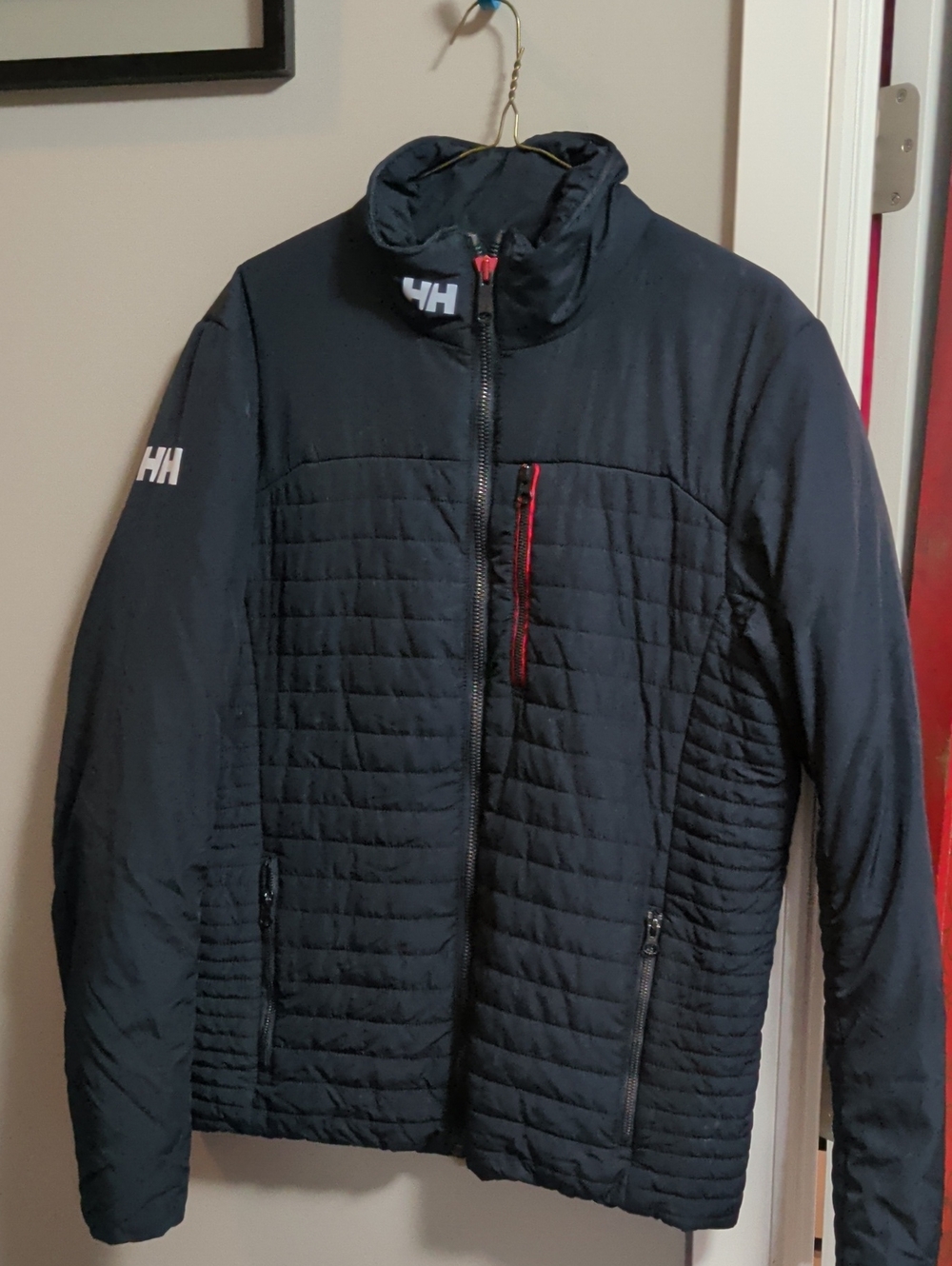 Helly Hansen Men's Crew Insulator Jacket Navy Blue Large